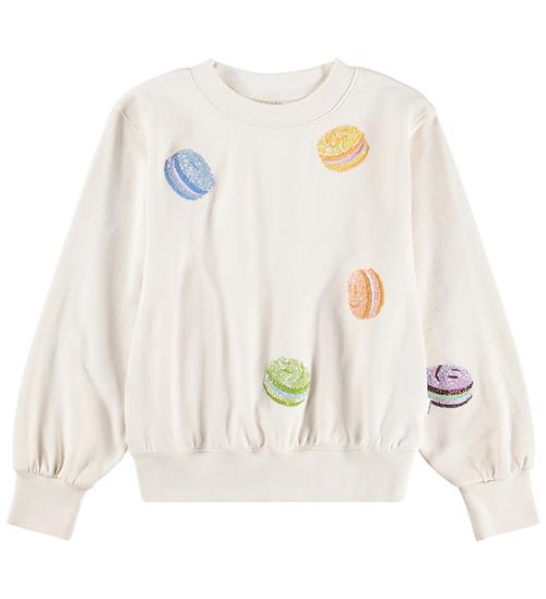 Molo Sweatshirt - Marge - Macaroon Shine m. Palietter