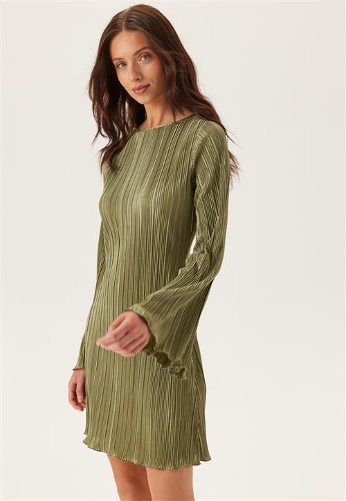 BUBBLEROOM Short Pleated Frill Dress