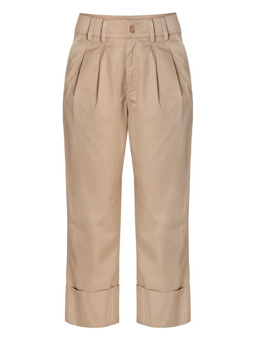 TATUUM Bukser med lægfolder 'Erto'  beige