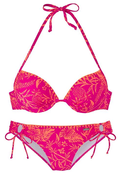 VENICE BEACH Bikini  orange / fuchsia