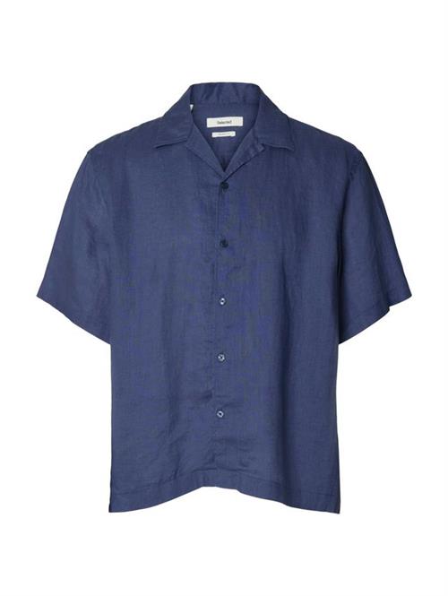 SLHRLXKYLIAN LINEN SS SHIRT RESORT