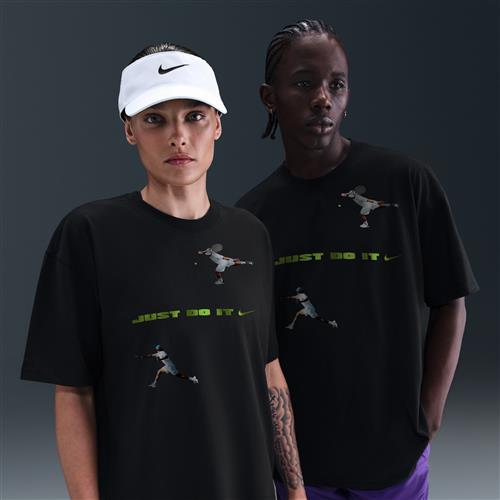Just Do It: Nike Tennis-T-shirt - sort