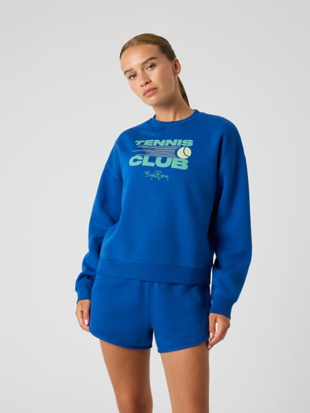 Björn Borg Borg Boyfriend Sweatshirt Blå, L