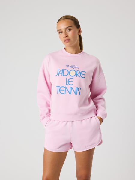 Björn Borg Borg Boyfriend Sweatshirt Pink, L