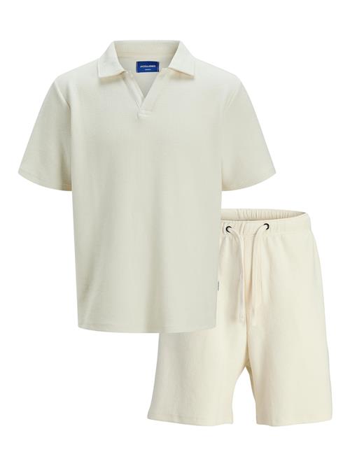 JACK & JONES Joggingdragt 'JORISLINGTON'  offwhite