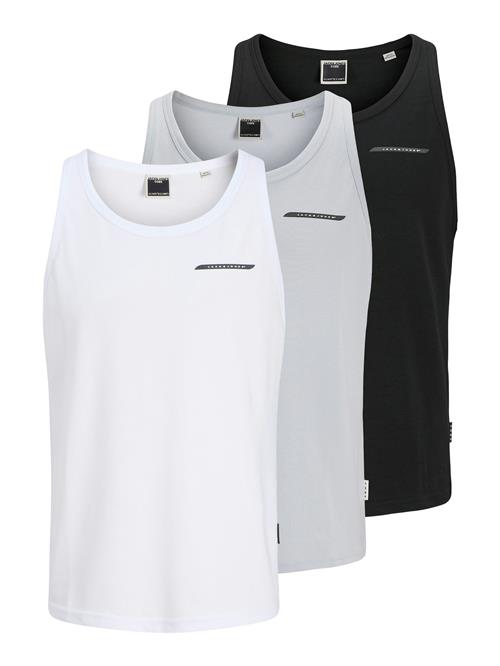 JACK & JONES Bluser & t-shirts 'JCOFUSION'  navy / grå / hvid