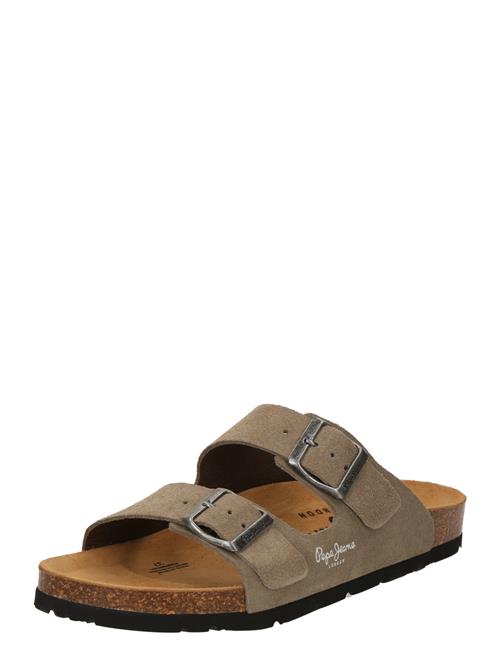 Pepe Jeans Pantoletter 'Oban'  mørkebeige