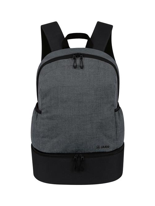 JAKO Sportsrygsæk 'Challenge'  grå / sort