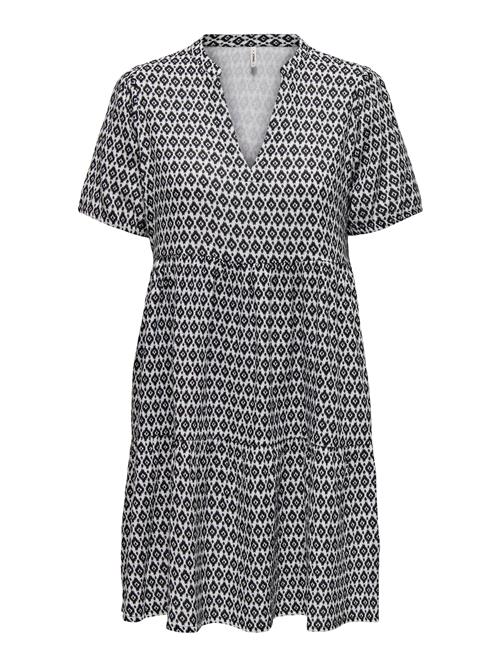 ONLY Kjole 'ONLNora'  sort / hvid