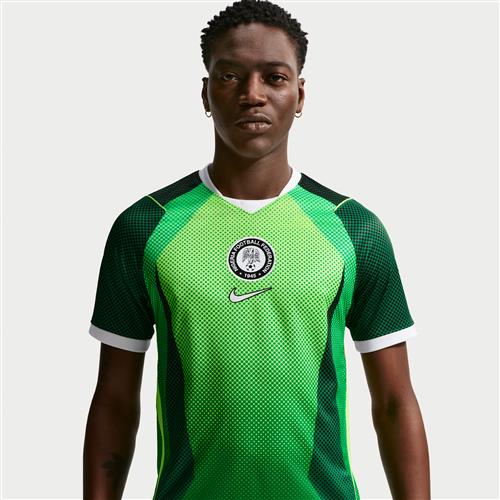 Nigeria 2026 Stadium Home Nike kortærmet Dri-FIT-fodboldtrøje til mænd - grøn