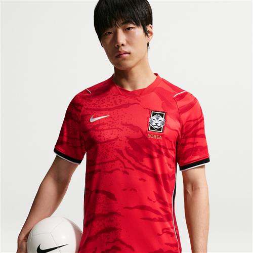 Korea 2026 Stadium Home Nike Dri-FIT Replica-fodboldtrøje til mænd - rød