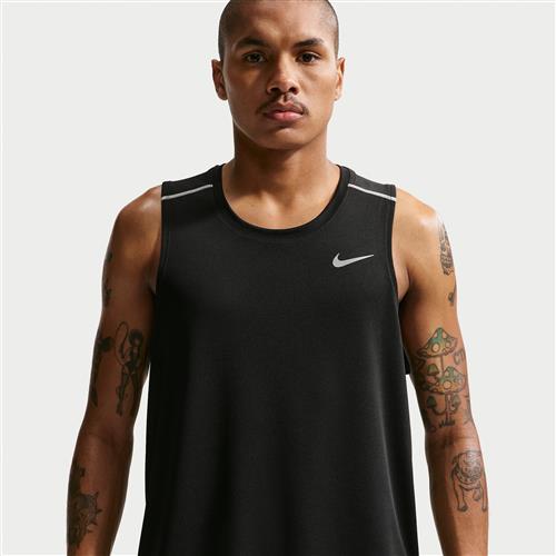 Nike Miler Dri-FIT-løbetanktop til mænd - sort