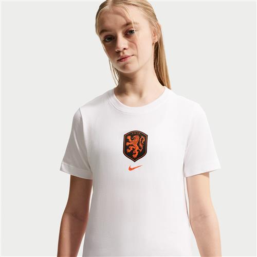 Holland Nike Football-T-shirt til større børn - hvid