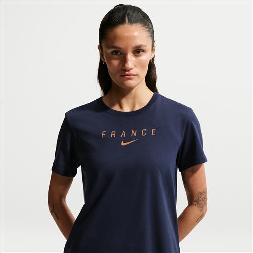 FFF Nike Football-T-shirt til kvinder - blå