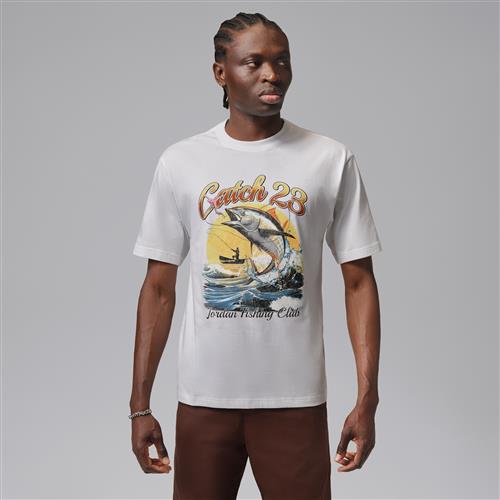 Jordan-T-shirt med grafik til mænd - hvid