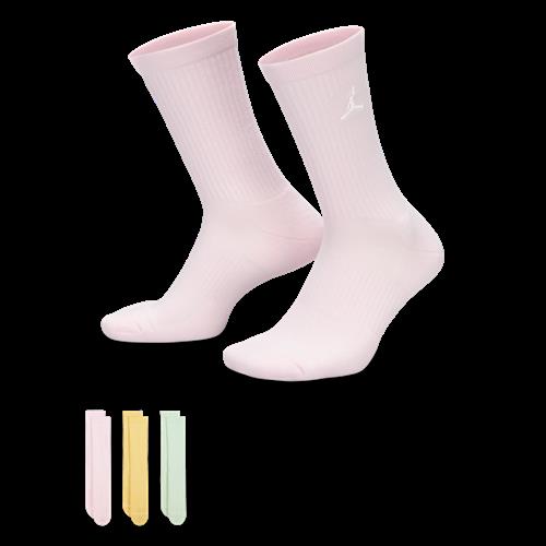 Jordan-hverdagscrewstrømper (3 par) - multifarvet