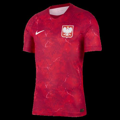 Polen 2026 Match Away Nike Aero-FIT Authentic-fodboldtrøje til mænd - rød