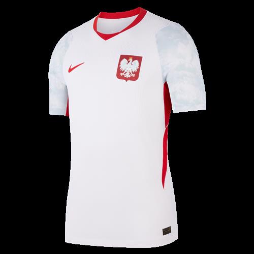 Polen 2026 Match Home Nike Aero-FIT Authentic-fodboldtrøje til mænd - hvid