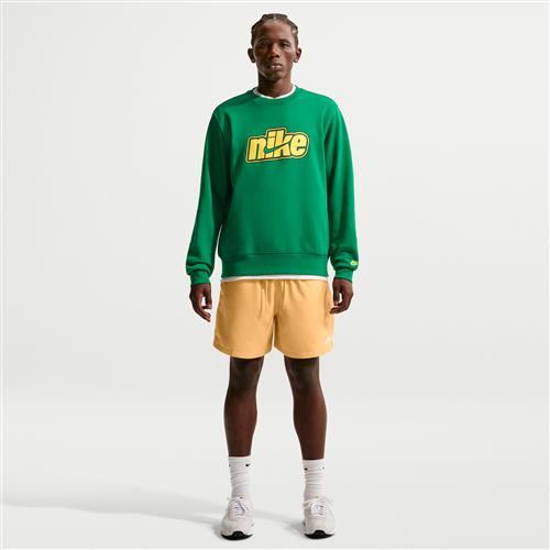 Vævede Nike Club-flow-shorts til mænd - brun