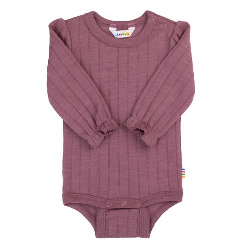 Joha Langærmet Krop I Uld Heather  Heather-90 cm  Lyserød  90 cm  unisex