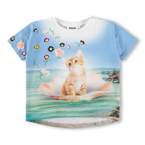 Molo GOTS Raeesa Tee Like Venus  Like Venus 110 cm  Blå  110 cm  kvinde