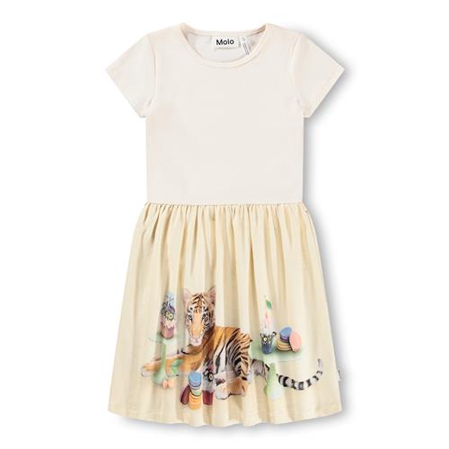 Molo GOTS Cissa Kjole Cupcake Flowers  Cupcake Flowers 122/128 cm  Hvid  122/128 cm  kvinde