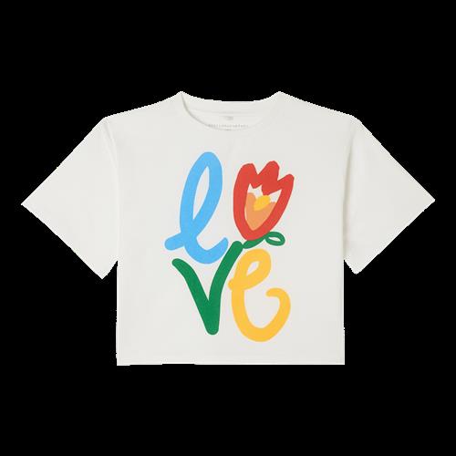 Stella McCartney Kids T-shirt Ivory  Ivory-8 Y  Hvid  8 år  kvinde