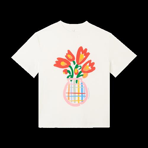 Stella McCartney Kids T-shirt Ivory  Ivory-4 Y  Hvid  4 år  kvinde