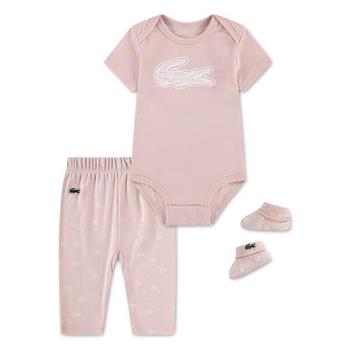 Lacoste Sæt Med Krop Og Bukser Nidus  Nidus 68/80 cm  Lyserød  68/80 cm  mand