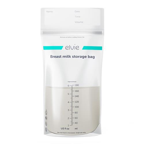 Elvie Elvie Opbevaring Af Brystmælk 100 Stk. Transparent  Transparent-OS  Hvid  One Size  unisex