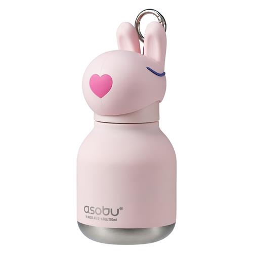 Asobu Mini Besties Vandflaske Bunny  Bunny One Size  Lyserød  One Size  unisex