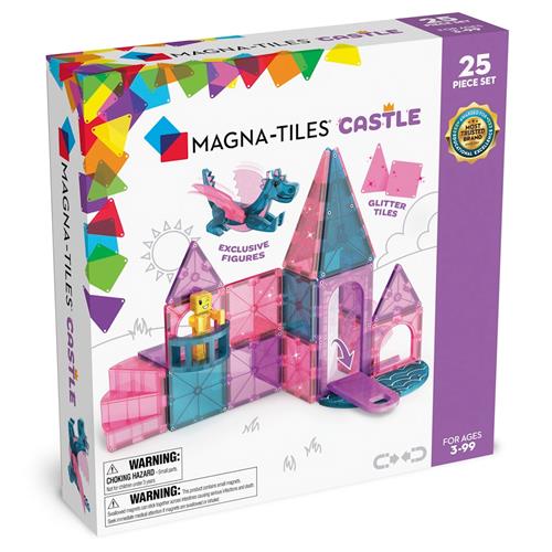 Magna-Tiles MAGNA-TILES Castle 25 Pcs Hvid One Size  Hvid  One Size 3 Y+ unisex