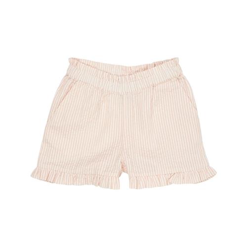 Copenhagen Colors Seersucker-shorts Dusty Rose Cream Stripe Dusty Rose Cream Stripe 86 cm  Lyserød  86 cm  kvinde