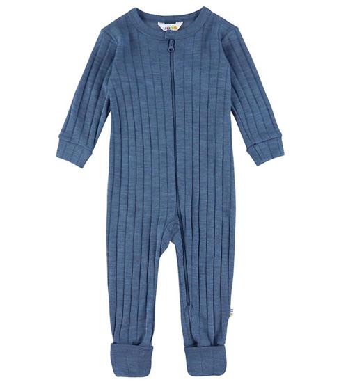 Joha Heldragt - Uld/Silke - Rib - Blå