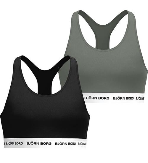 Björn Borg Top - 2-pak - Sort/Grøn