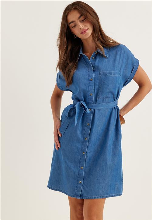 VILA Vinori S/S SHIRT DRESS - NOOS