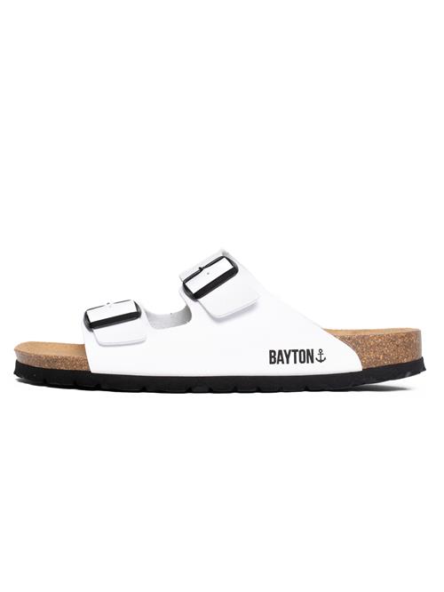 Bayton Pantoletter 'Atlas'  sort / hvid