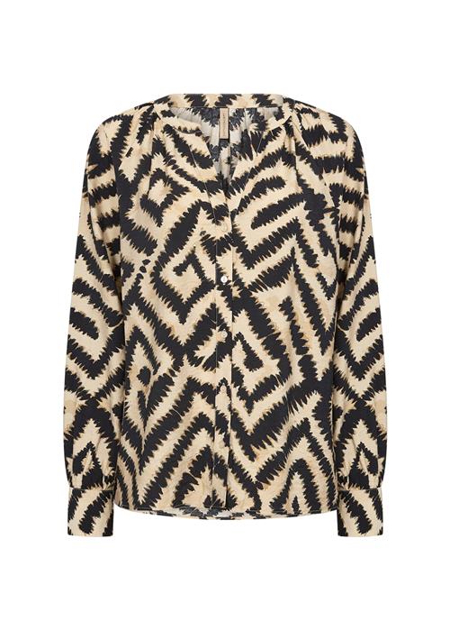 Soyaconcept Bluse 'Pixi'  sand / cognac / sort