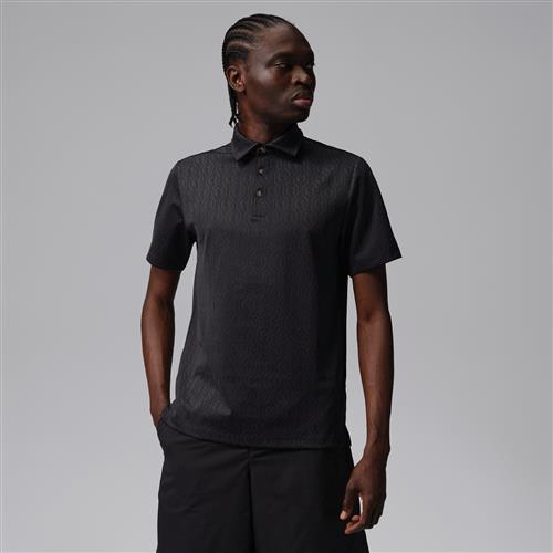 Jordan Sport Golf-jacquardpolo til mænd - sort