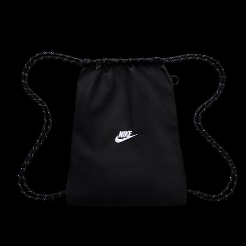 Nike Heritage 2.0-taske med snoretræk (12 L) - sort