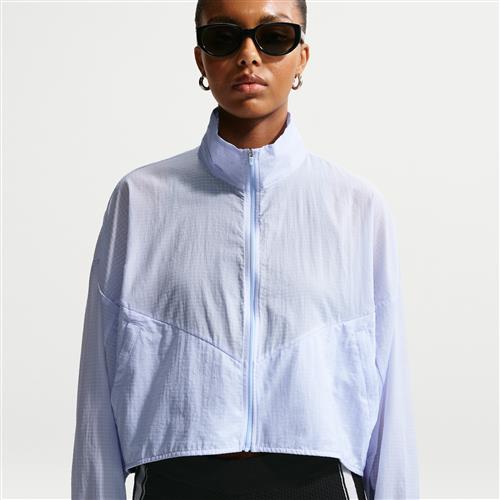 Oversized Nike -letvægtsjakke i ripstop til kvinder - blå