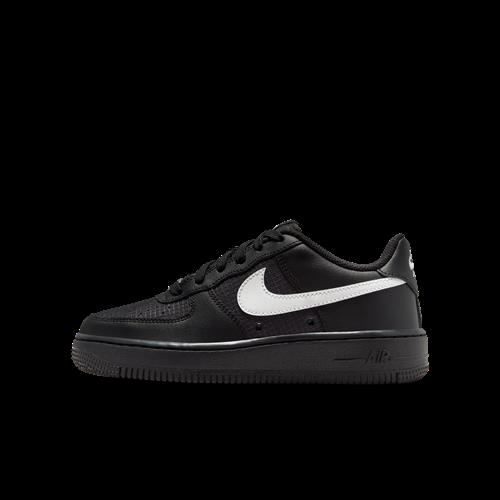 Nike Air Force 1 Tech-sko til større børn - sort