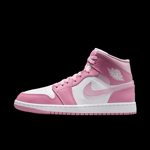 Air Jordan 1 Mid-sko til kvinder - Pink