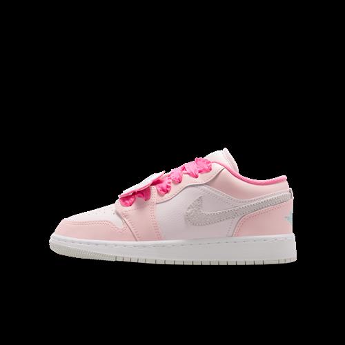 Air Jordan 1 Low SE-sko til større børn - Pink