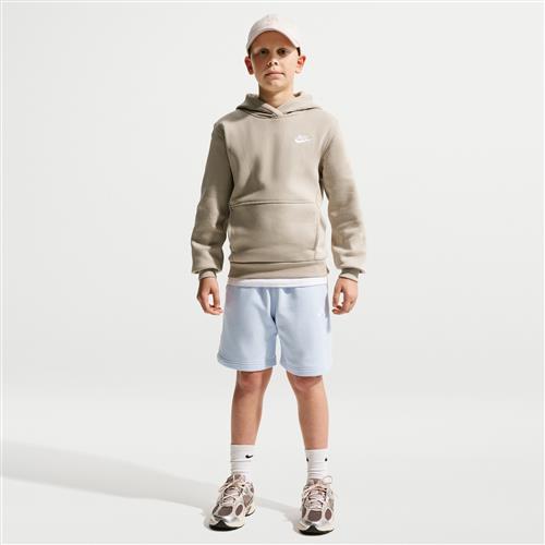Nike Club Fleece-shorts i french terry til større børn - blå