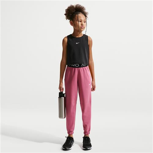 Nike Pro Fleece Dri-FIT-joggers til større børn (piger) - Pink