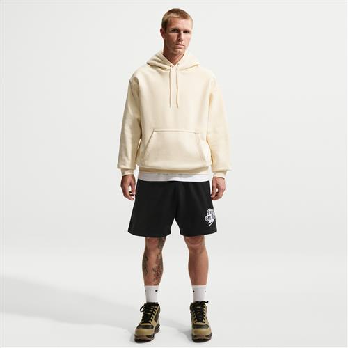 Nike Solo Swoosh-fleeceshorts til mænd - sort