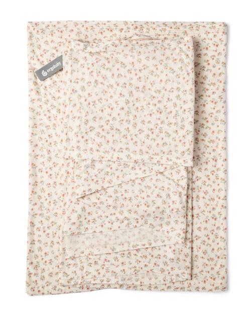 Ergobaby Aura Slå Om-strik Dainty Blooms  Dainty Blooms One Size  Creme  One Size  unisex