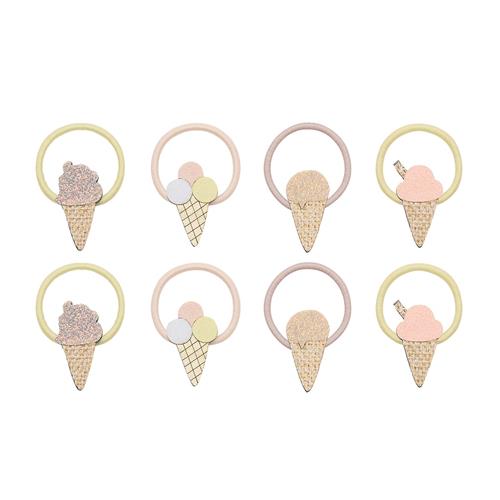 Mimi & Lula Mini Ice Cream Peaches And Cream 8-pak Hårponyer Multi  Multi  One Size  Creme  One Size 3-8 Years kvinde