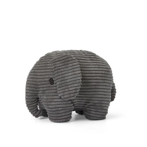 Bon Ton Toys Elephant Manchester Bamser Og Tøjdyr Grey  Grey 23 cm  Grå  23 cm  unisex